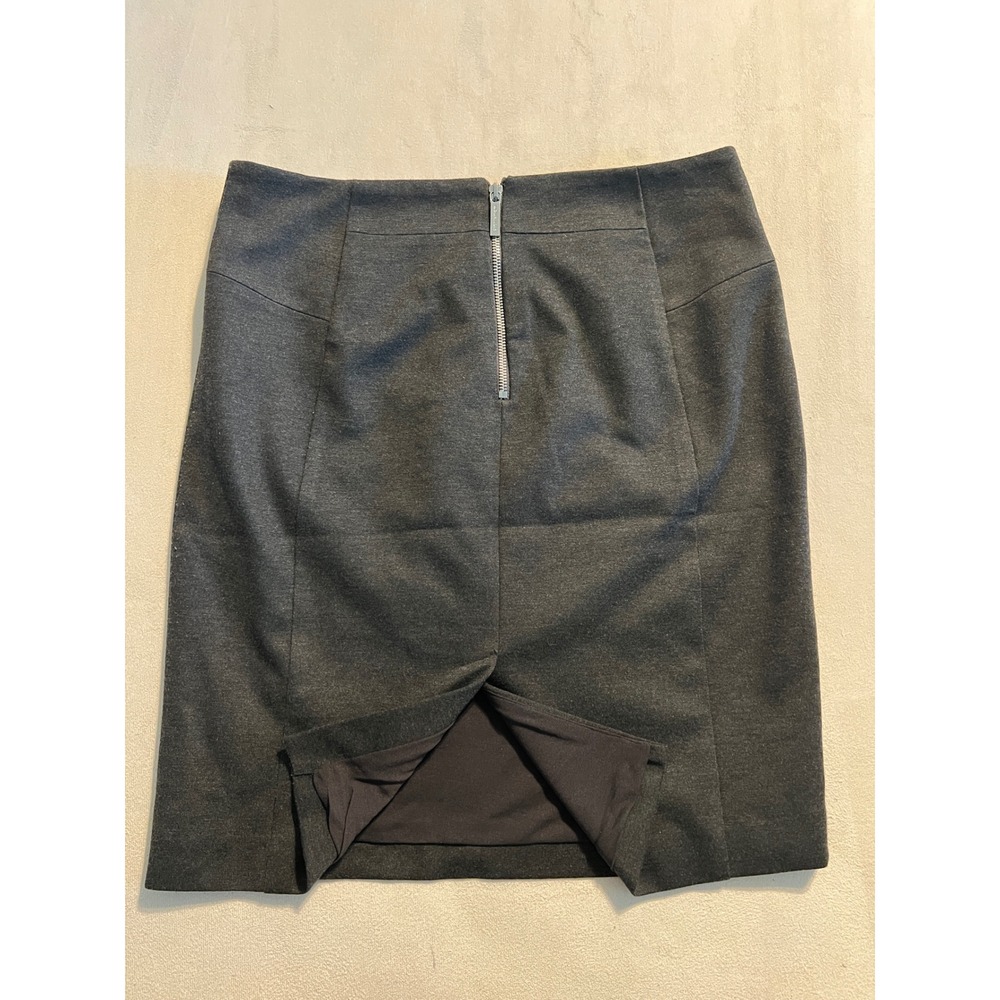 Michael Michael Kors Womens Gray Zipper Detail Pencil Skirt Size 12 Charcoal - Picture 8 of 15